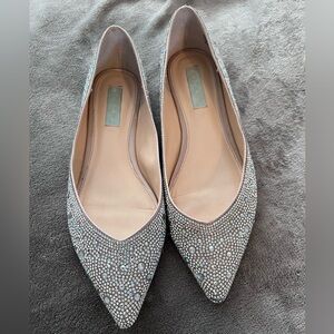 Betsy Johnson used crystal shoes